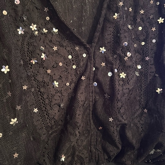 New Free People Summer Shine Bodysuit In black Size Small - Picture 4 of 15